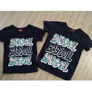 ベビードール(BABYDOLL)の【BABY　DOLL】100、120ｾﾝﾁTシャツセット(Tシャツ/カットソー)