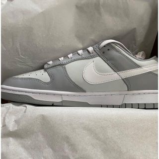 ナイキ(NIKE)のnike dunk low grey 27(スニーカー)