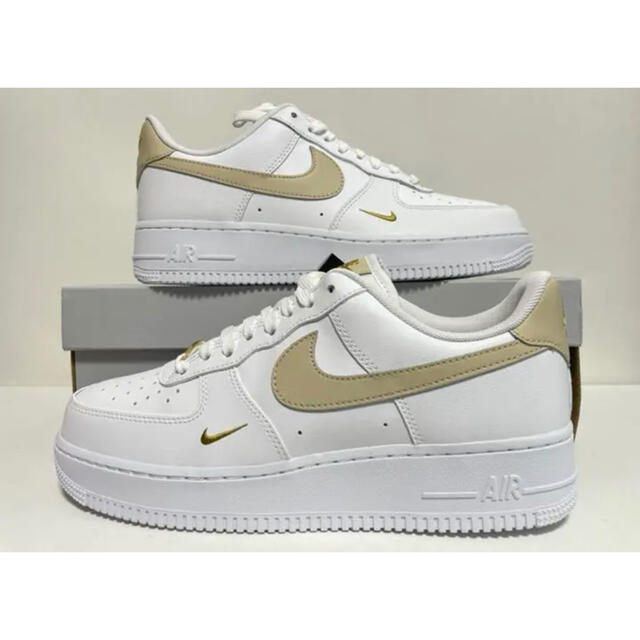 新品 希少 Wmns Air Force 1 39 07 Essベージュ Teiban Shouhin スニーカー Firstclassaruba Com