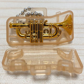 キラメッキ楽器#5 トランペット(ゴールド)(キーホルダー)
