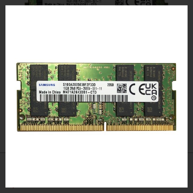 ノートパソコンメモリー16g SODIMM (DDR4-2666) 3