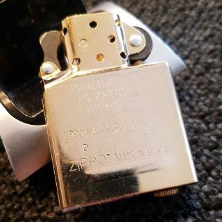 ジッポー(ZIPPO)の【新品 未使用】Zippo 純正 金色 インサイドユニット インナー ゴールド(タバコグッズ)