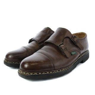 パラブーツ(Paraboot)のパラブーツ ダブルモンク レザーシューズ 6.5 25.0cm 茶(その他)