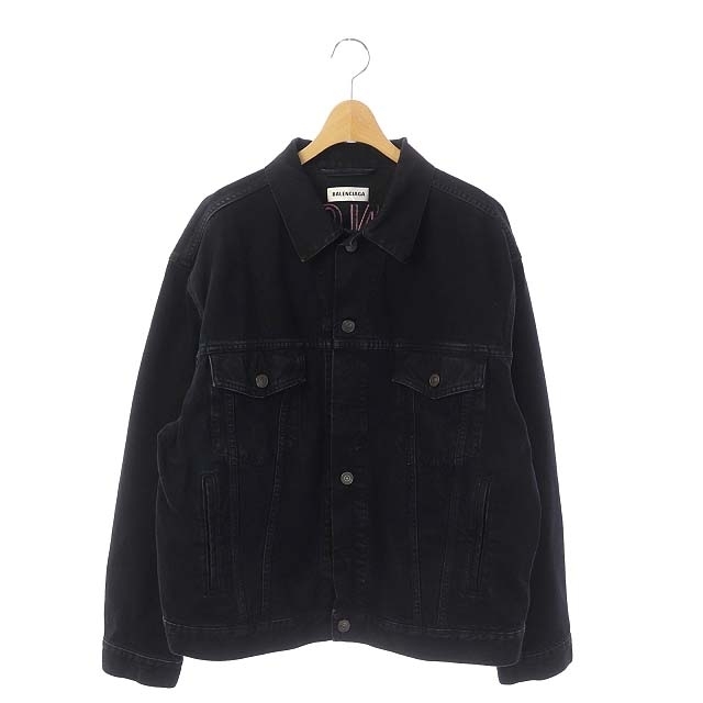 高級ブランド Balenciaga ダークネイビー 濃紺 34 ジージャン バック