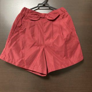 イオン(AEON)のトップバリュ 前リボンキュロット 140(パンツ/スパッツ)