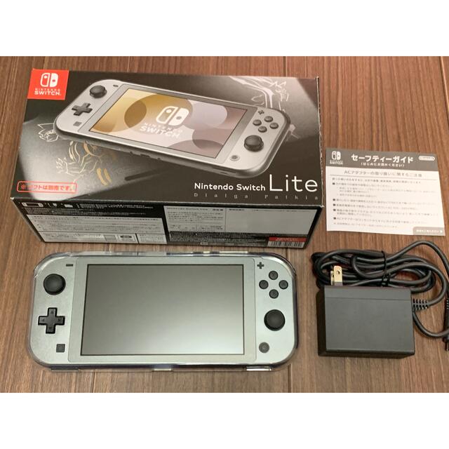 Nintendo Switch(ニンテンドースイッチ)の★美品 Nintendo Switch Lite ディアルガ・パルキア おまけ付 エンタメ/ホビーのゲームソフト/ゲーム機本体(携帯用ゲーム機本体)の商品写真