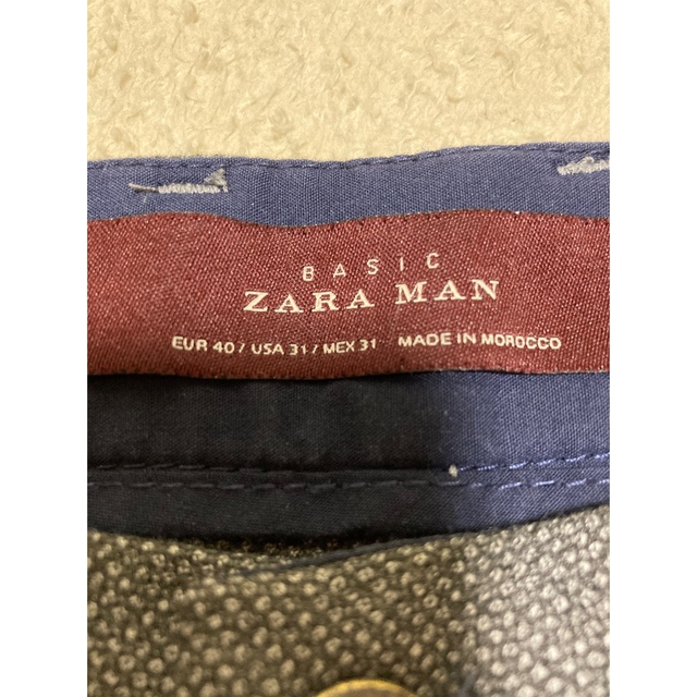 ZARA(ザラ)の【おかっち様専用】ZARA MEN BASIC パンツL グレーノータック メンズのパンツ(スラックス)の商品写真