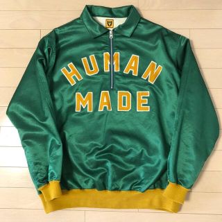 アベイシングエイプ(A BATHING APE)のhuman made サテンジャケット(ブルゾン)