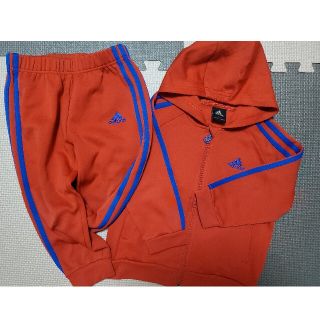 アディダス(adidas)の赤×青　セットアップ　100～110(パンツ/スパッツ)