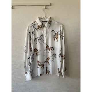 ザラ(ZARA)のZARA/サテン風シャツ(シャツ/ブラウス(長袖/七分))