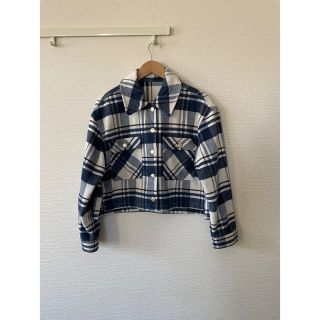 ザラ(ZARA)の【S】ZARA  ザラ　ジャケット　チェック(テーラードジャケット)