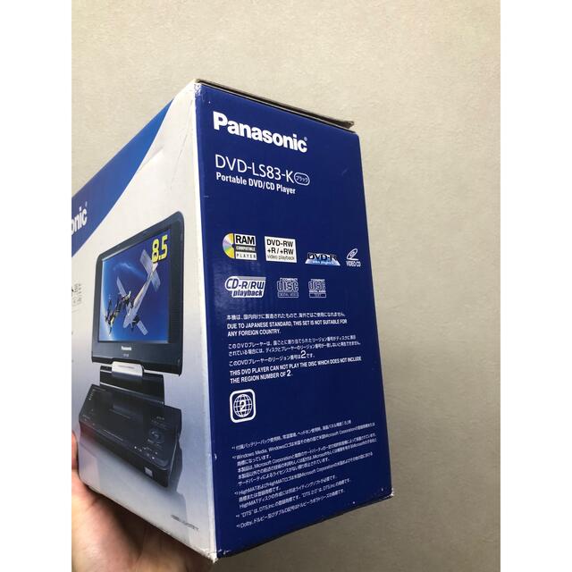 Panasonic(パナソニック)のPanasonic DVDポータブル スマホ/家電/カメラのテレビ/映像機器(DVDプレーヤー)の商品写真