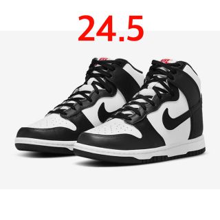 ナイキ(NIKE)のNikeWMNS Dunk High Black and White Panda(スニーカー)