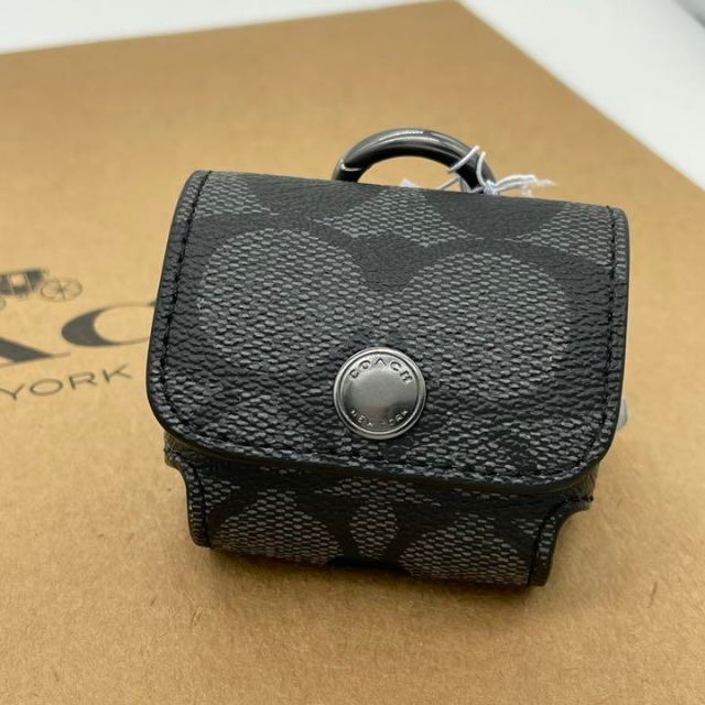 【新品】COACH AirPods Pro ケースシグネチャー　グレー　コーチ