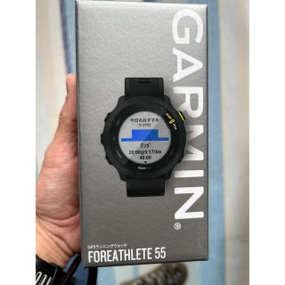 ガーミン(GARMIN)のGARMIN ガーミン ForeAthlete 55 Black(トレーニング用品)