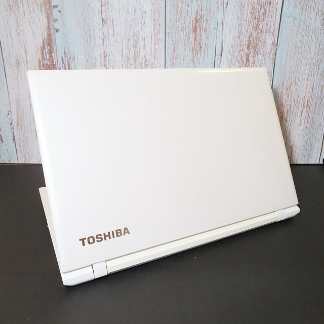東芝 - 【お洒落れ白】大容量/薄型/WEBカメラ/dynabook/ノートパソコン