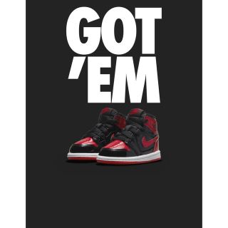 ナイキ(NIKE)のNike エアジョーダン1 High OG Patent Bred(スニーカー)