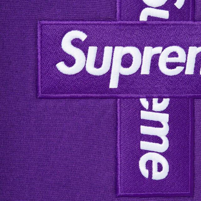 Supreme Cross Box Logo Purple