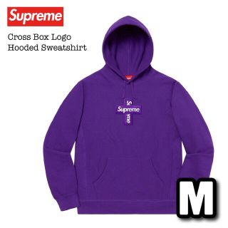 シュプリーム(Supreme)の新品 Supreme 20AW クロス ボックスロゴ パーカー パープル M(パーカー)