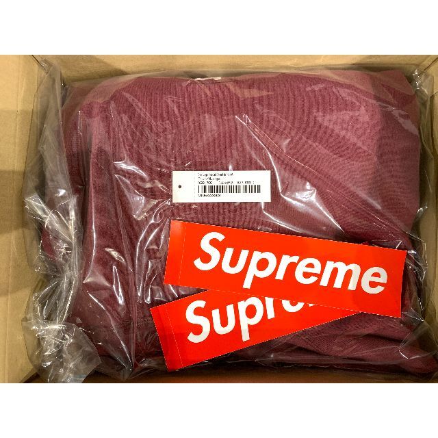 新品 Supreme Box Logo Hooded SweatshirtPlumコンディション