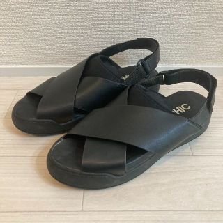 マルニ(Marni)のORPHIC レザーサンダル size28.5cm(サンダル)