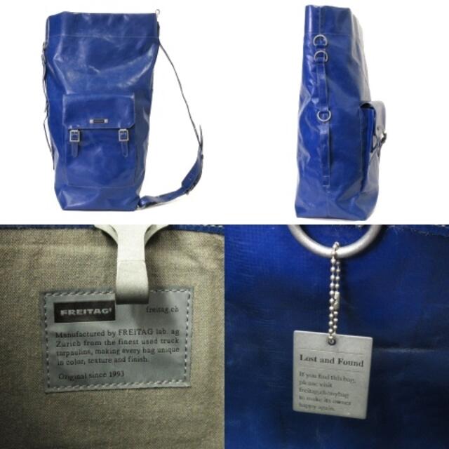 FREITAG(フライターグ)のフライターグ FREITAG 廃盤 ワンショルダーバッグ PVC 大容量 ブルー メンズのバッグ(バッグパック/リュック)の商品写真