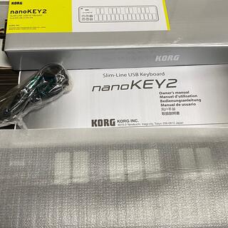 コルグ(KORG)のKORG MIDIキーボード 25鍵盤 nanoKEY2 BK ブラック DTM(MIDIコントローラー)