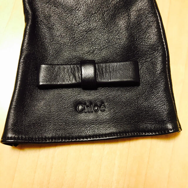 Chloe(クロエ)のChloe クロエ レザーグローブ 手袋 レディースのファッション小物(手袋)の商品写真