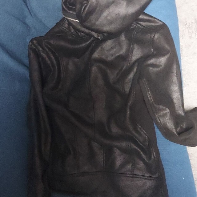JURY BLACK ライダースジャケット メンズのジャケット/アウター(ライダースジャケット)の商品写真