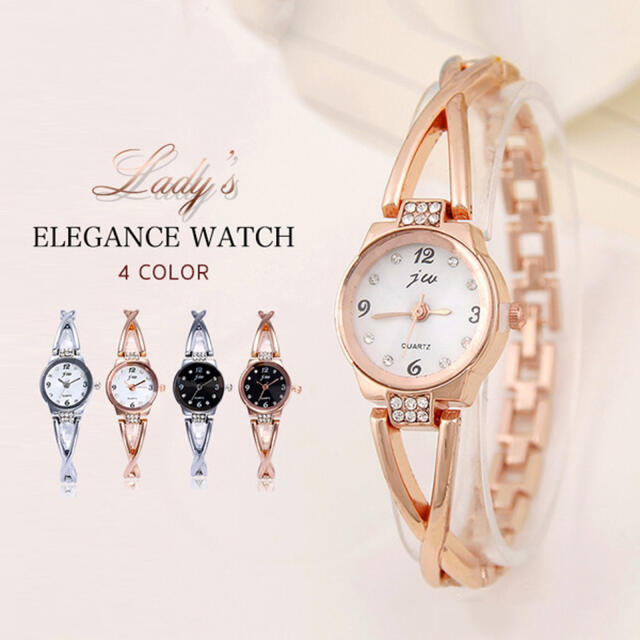 ブレスレット風 腕時計 ブレスレット レディースウォッチ レディース腕時計 レディースのファッション小物(腕時計)の商品写真