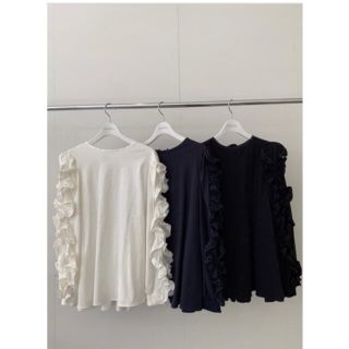 ドゥロワー(Drawer)のrosymonster ロージーモンスターdouble ruffle tops (シャツ/ブラウス(長袖/七分))