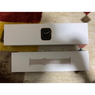 アップルウォッチ(Apple Watch)のApple Watch5 44mm gold stainless steel(その他)