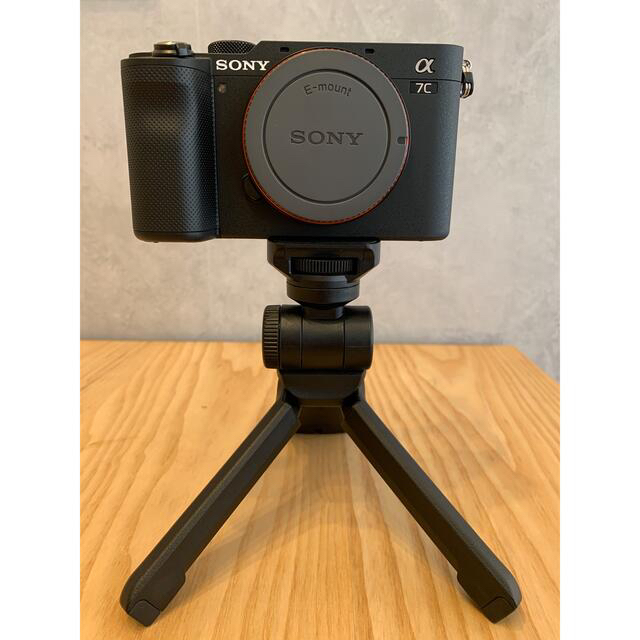 SONY(ソニー)の【美品】SONY α7c ☆Vlogセット スマホ/家電/カメラのカメラ(ミラーレス一眼)の商品写真