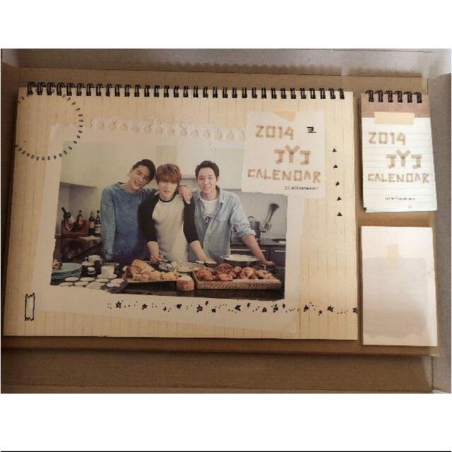 JYJ(ジェイワイジェイ)のJYJ◆ジュンス、ユチョン、ジェジュン◆2014年カレンダー エンタメ/ホビーのタレントグッズ(ミュージシャン)の商品写真