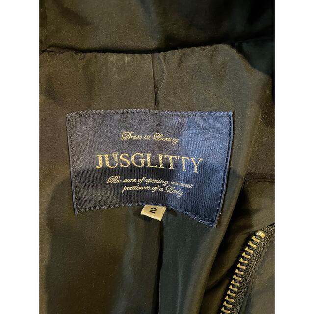 JUSGLITTY(ジャスグリッティー)のジャスグリッティー　ロングダウンコート レディースのジャケット/アウター(ダウンコート)の商品写真