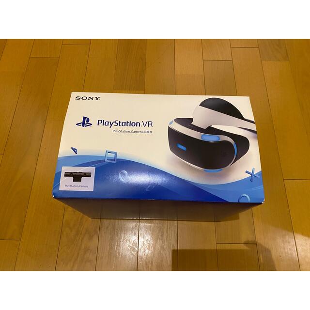 PlayStation VR(プレイステーションヴィーアール)のPlayStation VR カメラ同梱版 エンタメ/ホビーのゲームソフト/ゲーム機本体(家庭用ゲーム機本体)の商品写真