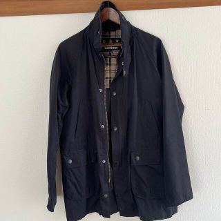 バーブァー(Barbour)の［Barbour］ブルゾン　スプリング　コート　アウター　ブラック　メンズ　古着(ステンカラーコート)