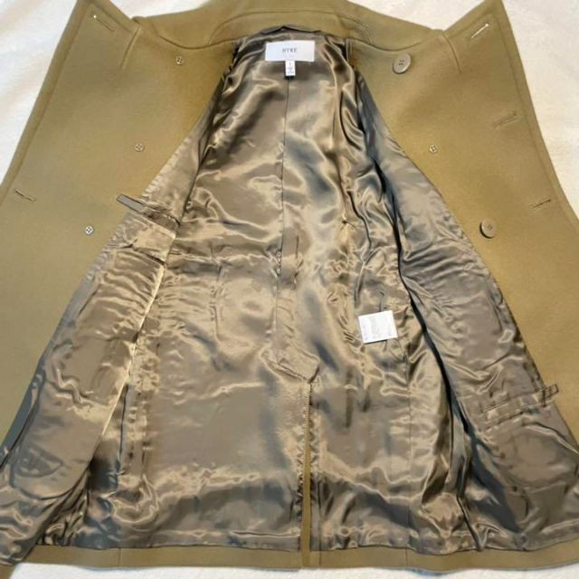 HYKE - 【美品】HYKE ハイク スタンドカラー ピーコート HYKE - 【美品】HYKE ハイク スタンドカラー ピーコート