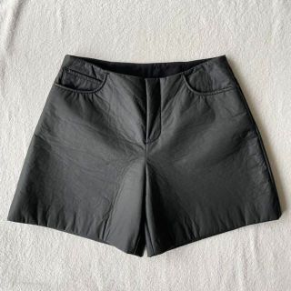 【美品】MM6 Maison Margiela フェイクレザー ショートパンツ