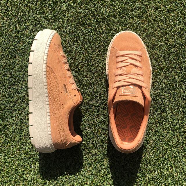 クリアランス セール 美品24 PUMA プーマ スエード プラットフォーム ...