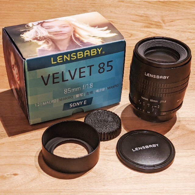ソフト レンズベビー ベルベット 85mm F1.8 ソニーEマウント カメラの