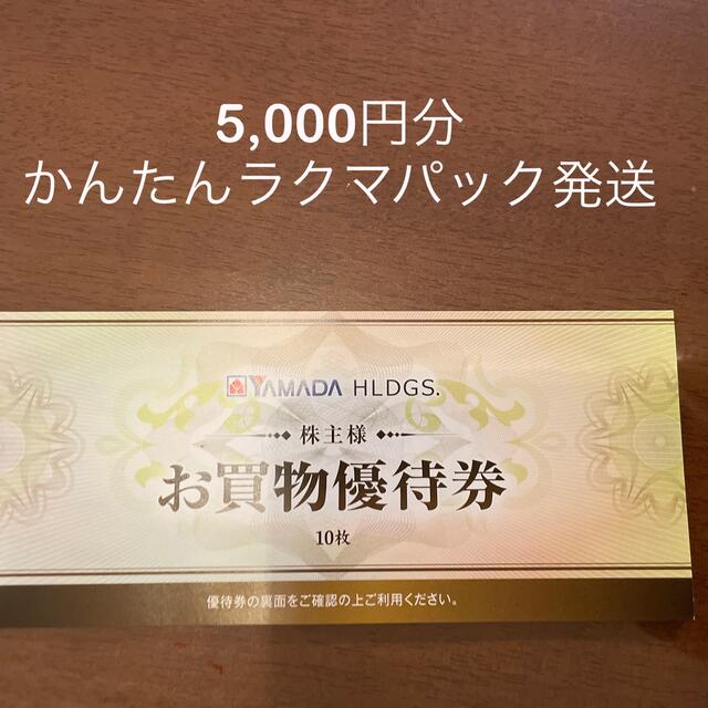 専門店の安心の1ヶ月保証付 ヤマダ電機 株主優待 お買い物優待券 500円