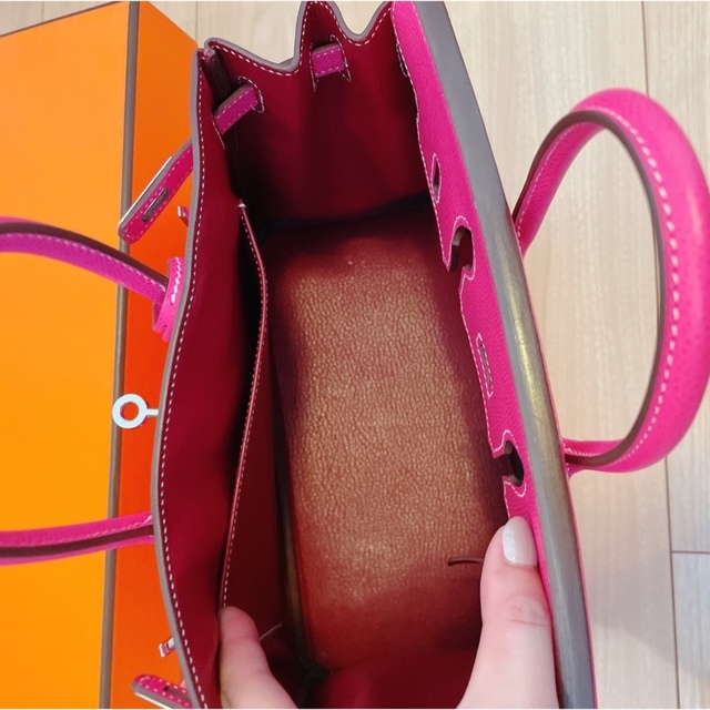 ■Lien様専用■エルメス バーキン 25 ローズティリアン 美品 P刻印