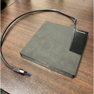 アイオーデータ(IODATA)のUSB3.0/2.0 バスパワー対応ポータブルDVDドライブ EX-DVD04K(PC周辺機器)