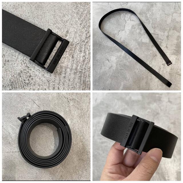 FEAR OF GOD(フィアオブゴッド)の新品 Fear Of God 7th The Belt レザー ベルト ブラック メンズのファッション小物(ベルト)の商品写真