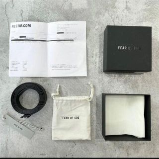 フィアオブゴッド(FEAR OF GOD)の新品 Fear Of God 7th The Belt レザー ベルト ブラック(ベルト)