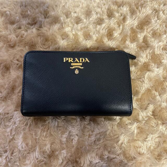 美品♡ PRADA 二つ折り　財布　サフィアーノ　1ML225