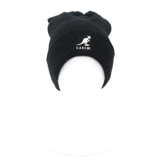 KANGOL(カンゴール)のカンゴール 帽子 ニット帽 ニットキャップ ワッチ リボン 黒 ブラック レディースの帽子(その他)の商品写真