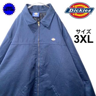 ディッキーズ(Dickies)の古着　Dickies　ディッキーズ　スイングトップ　ネイビー　3XL(ブルゾン)