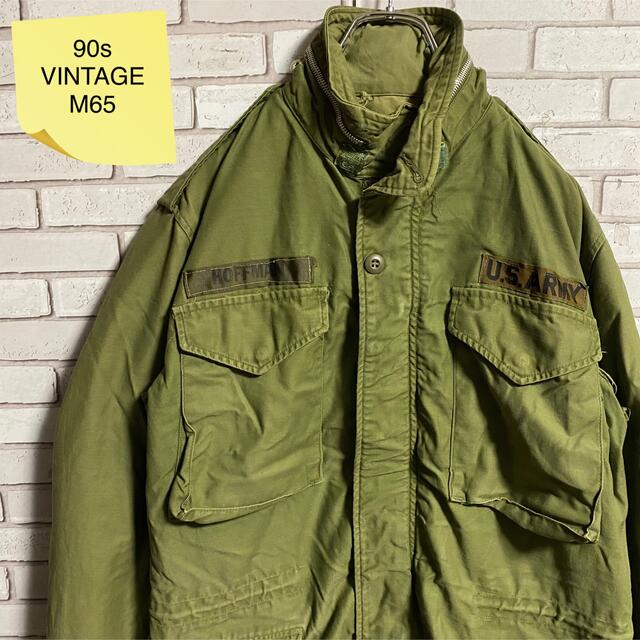90s ヴィンテージ M65 モッズコート ミリタリー アースカラー